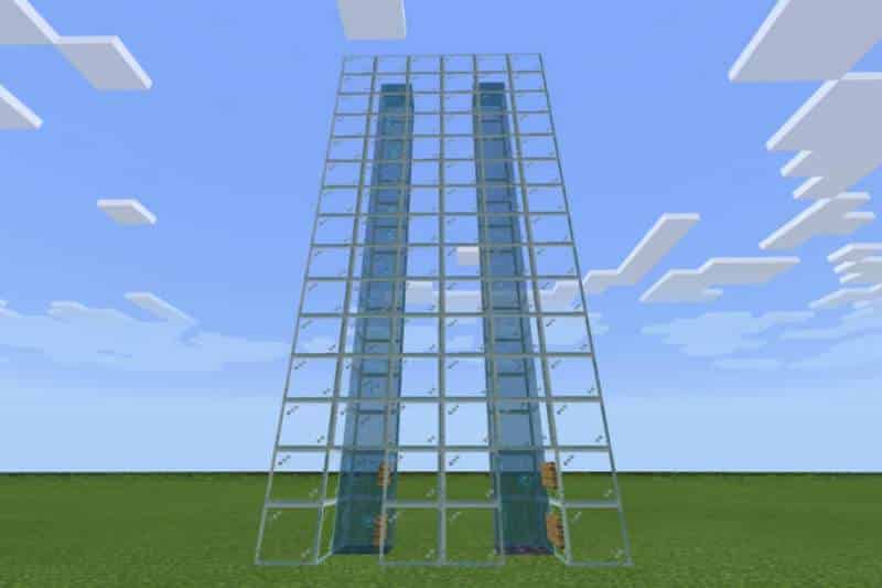 How to Make a Water Elevator in Minecraft