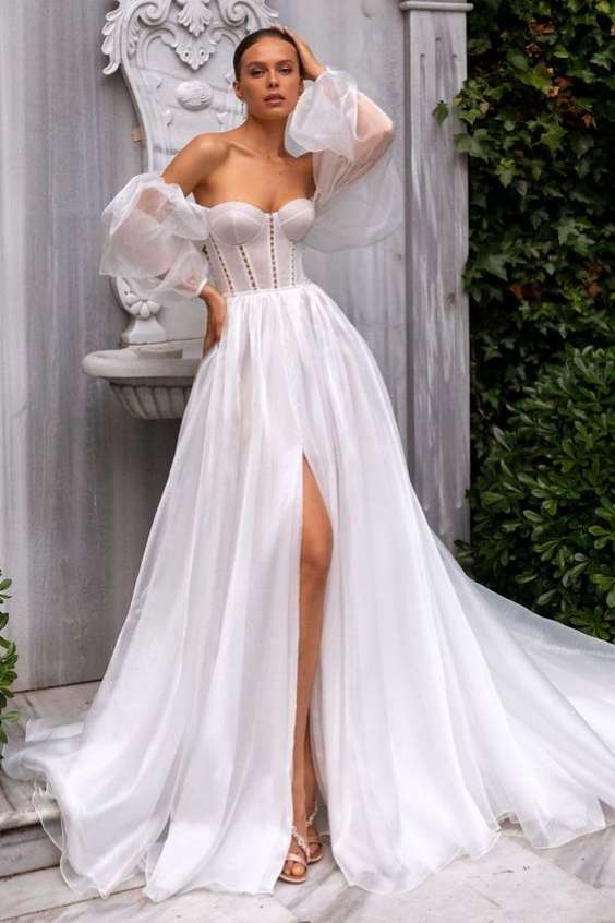 A-line lace wedding dress TATIANA