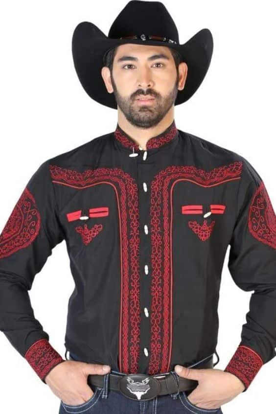 Men Mexican Dress Shirts - male traditional male mexican clothes