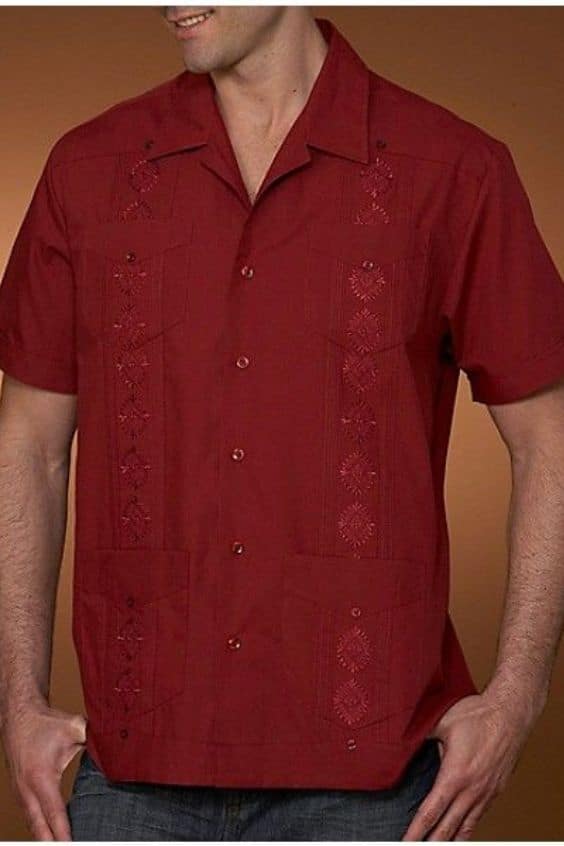Men Mexican Dress Shirts - casual mexican outfit male