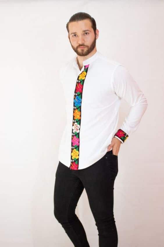Men Mexican Dress Shirts - mexican style mexican shirts for men