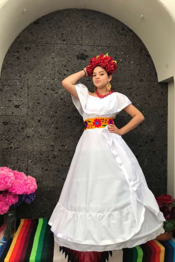 Mexican Dress Wedding - traditional mexican wedding dress White