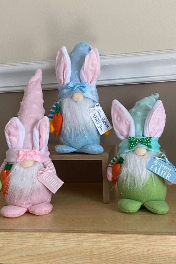 Can you get an Easter Gonk? - Easter Gnome - Spring Gnome - Easter Bunny Decoration Standing Bunny Gnome 10