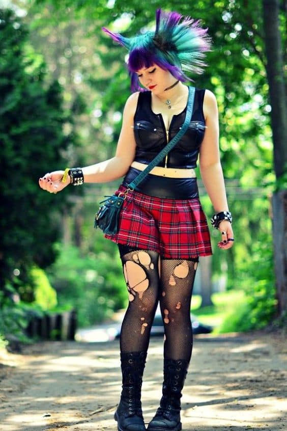 Modern Punk Fashion - girl modern punk fashion