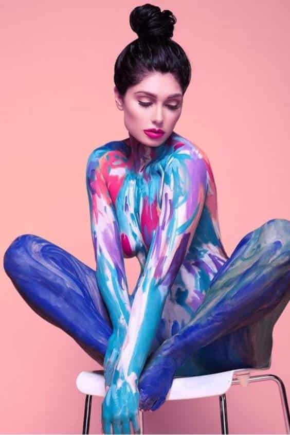 Body Paint with art