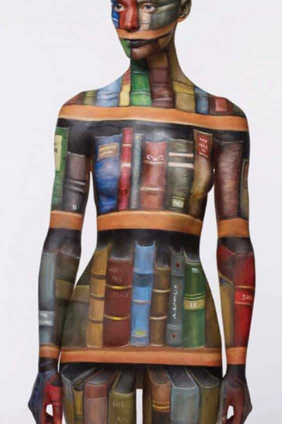 Books Body Paint