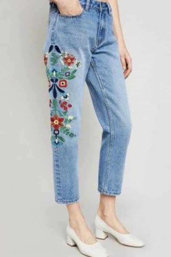 Mona Embroidered Jeans