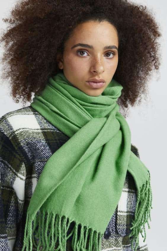 kelly green scarf