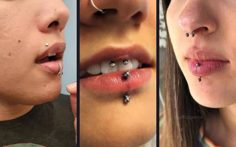 Mouth Piercings - Lip Piercing Inside