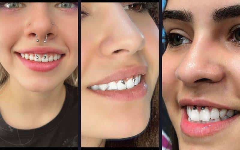 Mouth Piercings - Teeth Piercings