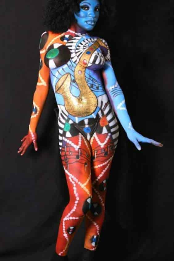 Colorful Body Paint