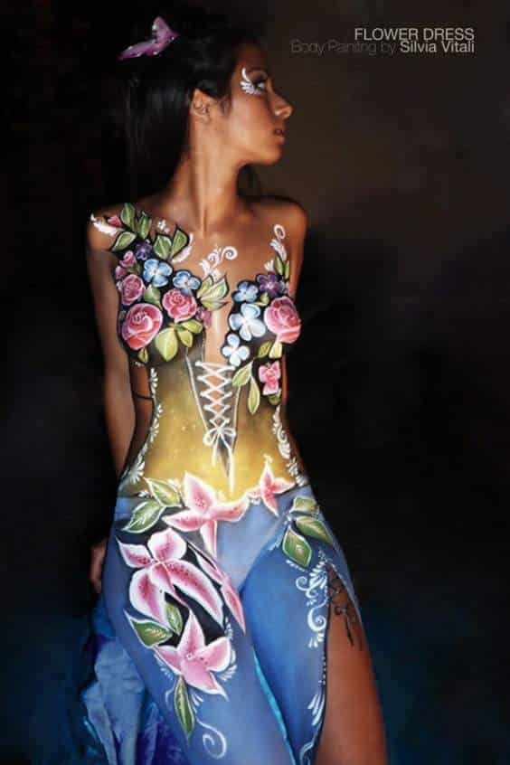 Floral Bodypainting