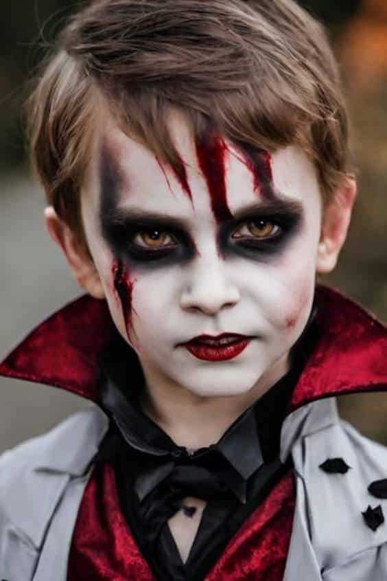Vampire Makeup Ideas for Kids