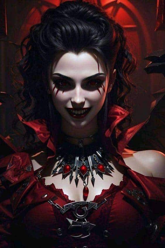Scary Vampire woman