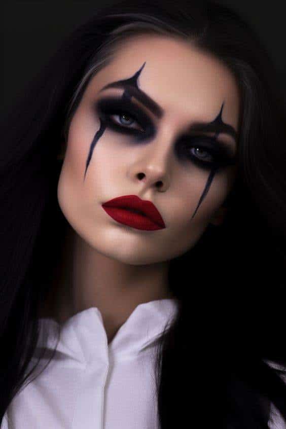 Halloween Vampire Vixen makeup