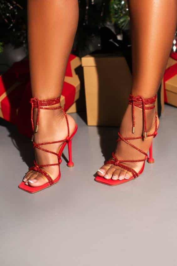 Zi Zi - Red Strappy Heels